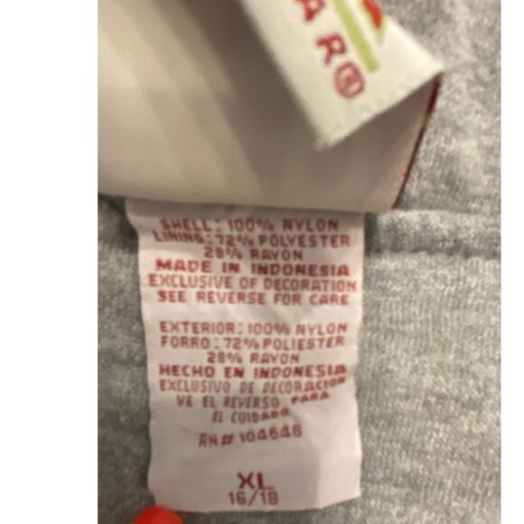 Clemson Tigers Full Zip Jacket Women's XL Orange White Purple Lined Windbreaker - Picture 12 of 13